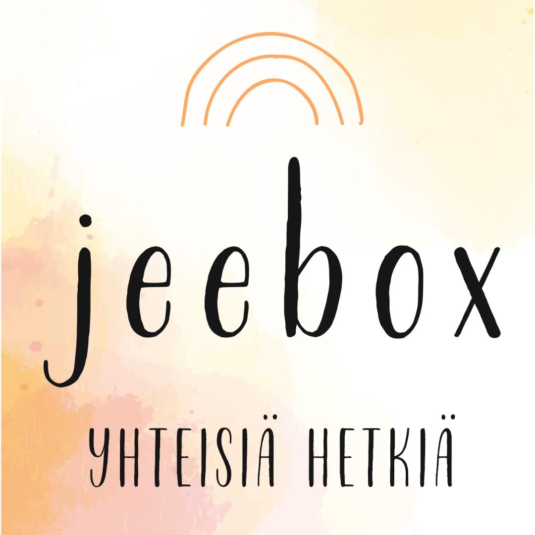 Jeebox -puuhaboksi sisältää vaihtuvia puuhatehtäviä ja ekologiset materiaalit.