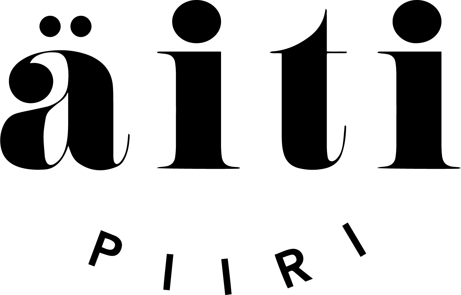 äitipiiri logo musta