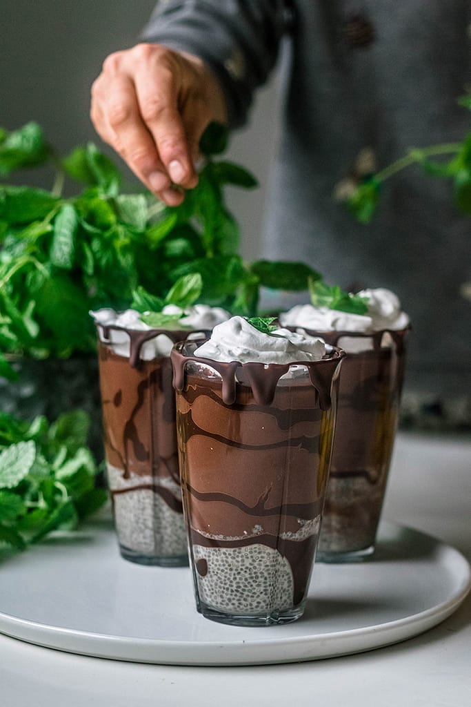 Minttua ja suklaata yhdistävä smoothie on taatusti herkullinen.